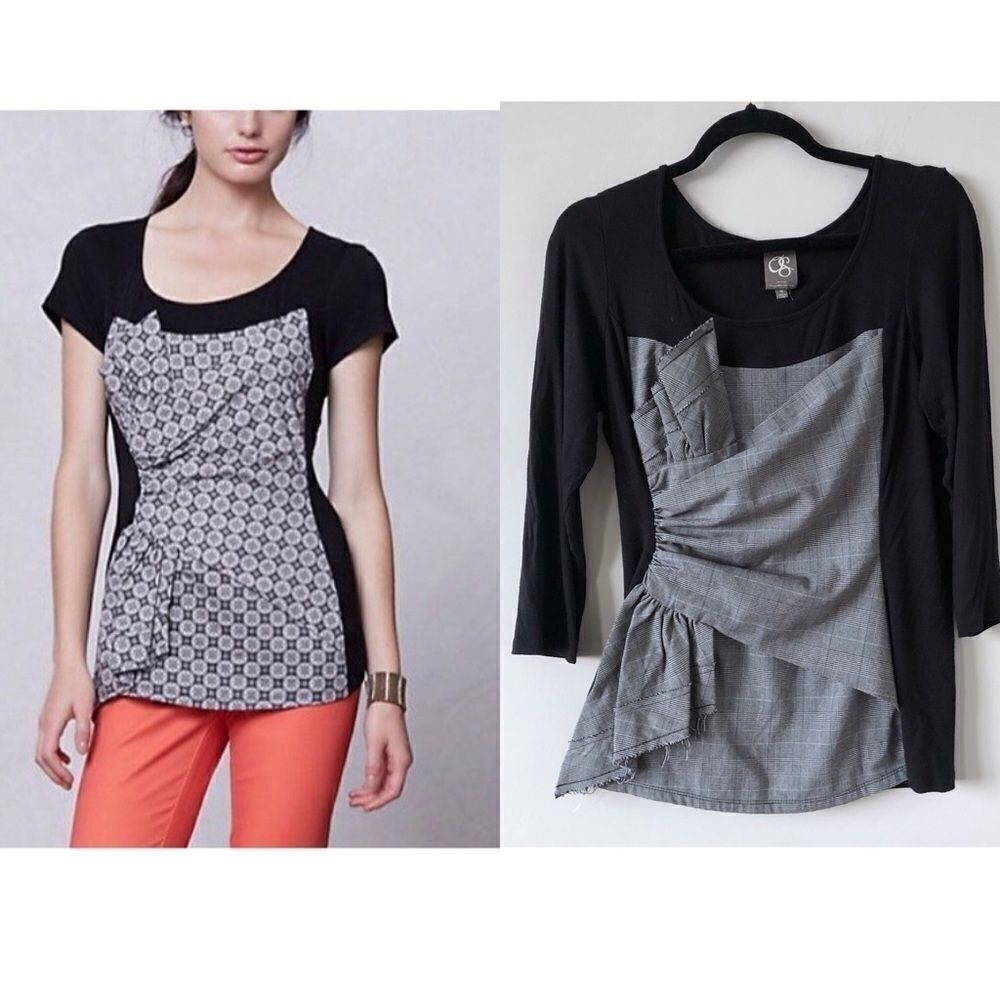 Anthropologie “One September” Twisted Layer Top